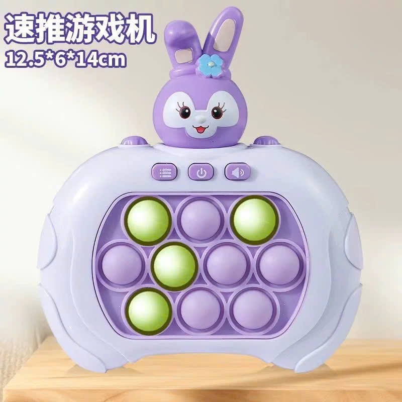 [MonToy] Máy Game Popit Luyện Mắt Luyện Tay, Rèn Trí Thông Minh Nhanh Nhạy Bản Tiếng Anh Cho Bé- 553