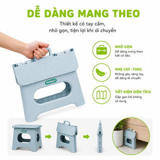 Ghế Đẩu Gấp Gọn Hokori Nhựa Việt Nhật GD132 - Ghế Nhựa Hokori Gấp Gọn Du Lịch Dã Ngoại