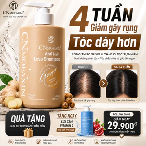 Dầu gội chống rụng tóc Dầu gội gừng lá trắc bách & gừng kích mọc tóc CNMOFAXIN 480ml