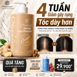 Dầu gội chống rụng tóc Dầu gội gừng lá trắc bách & gừng kích mọc tóc CNMOFAXIN 480ml