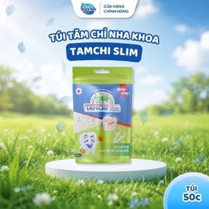Combo 2 Gói Tăm Chỉ Nha Khoa TAMCHI Slim Gói 50 cái TCSL001 Lựa Chọn Hoàn Hảo Cho Sức Khỏe Răng Miệng Hàng Chính Hãng