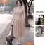 Đầm thiết kế BEMINE cổ tròn sát nách xẻ giọt nước dáng chữ A phù hợp đi chơi-B566