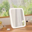 Gương Để Bàn Chân Sau Có Đèn LED Cảm Ứng Gương Trang Điểm Xoay Gập Điều Chỉnh Góc Soi Tiện Dụng