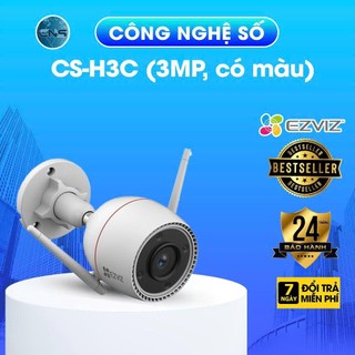 Camera Wifi thông minh ngoài trời EZVIZ H3C 3MP (có màu) (2.8mm) - Full Chức Năng - BẢO HÀNH CHÍNH HÃNG 2 NĂM