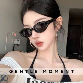 [KOL Live] Kính râm mắt mèo chống tia UV GENTLE MOMENT kính mát thời trang nam nữ phong cách sang trọng GMT127