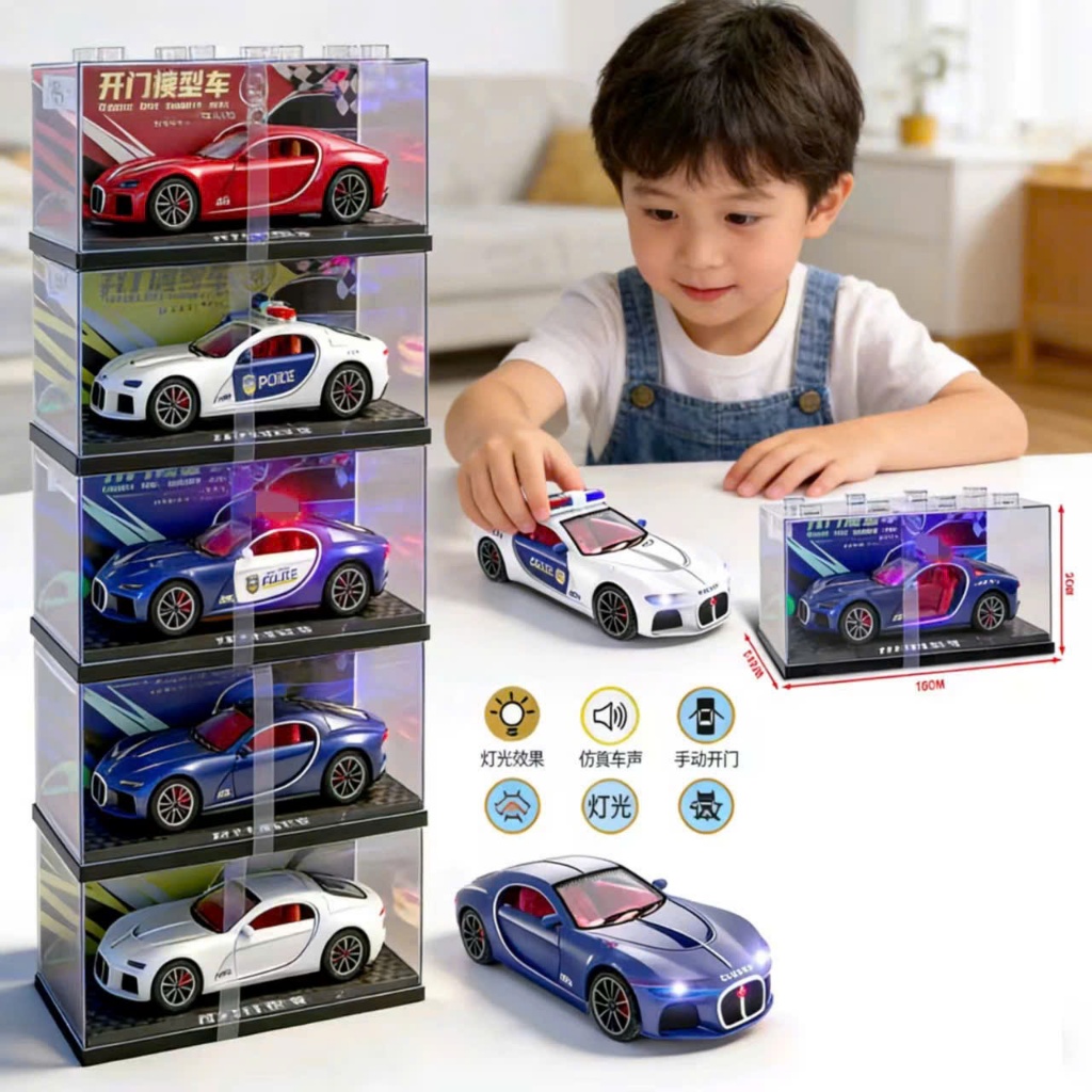 [MonToy] Mô Hình Xe ô Tô Cho Bé, Mở Được Cửa Chống Va Chạm Hàng Xịn , Đồ Chơi Giải Trí Cho Bé