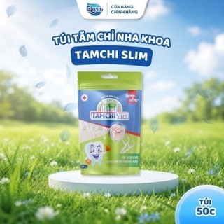 Combo 2 Túi Tăm Chỉ Nha Khoa Tamchi Plus 50 Cây TCSL001, Làm Sạch Kẽ Răng, Loại Bỏ Mảng Bám, Bảo Vệ Nướu