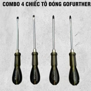 Combo 4 -6 Cây Tô Vít Đóng 6x150mm Tô Vít Đầu Cộng, Tô Vít Đầu Trừ - Đầu Có Từ Tính [ Chính Hãng Gofuther ]