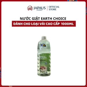 Nước Giặt Earth Choice 1L Sạch Nhanh Vết Bẩn, An Toàn Cho Bé & Da Nhạy Cảm 1L JAPAUS GOURMET