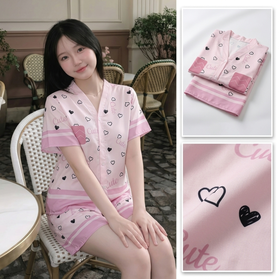 [Chill Pijama] - Set Đồ Bộ Mặc Nhà Pyjama Lụa Cát Cao Cấp Thoải Mái Mỗi Đêm Đủ Size 40-69kg