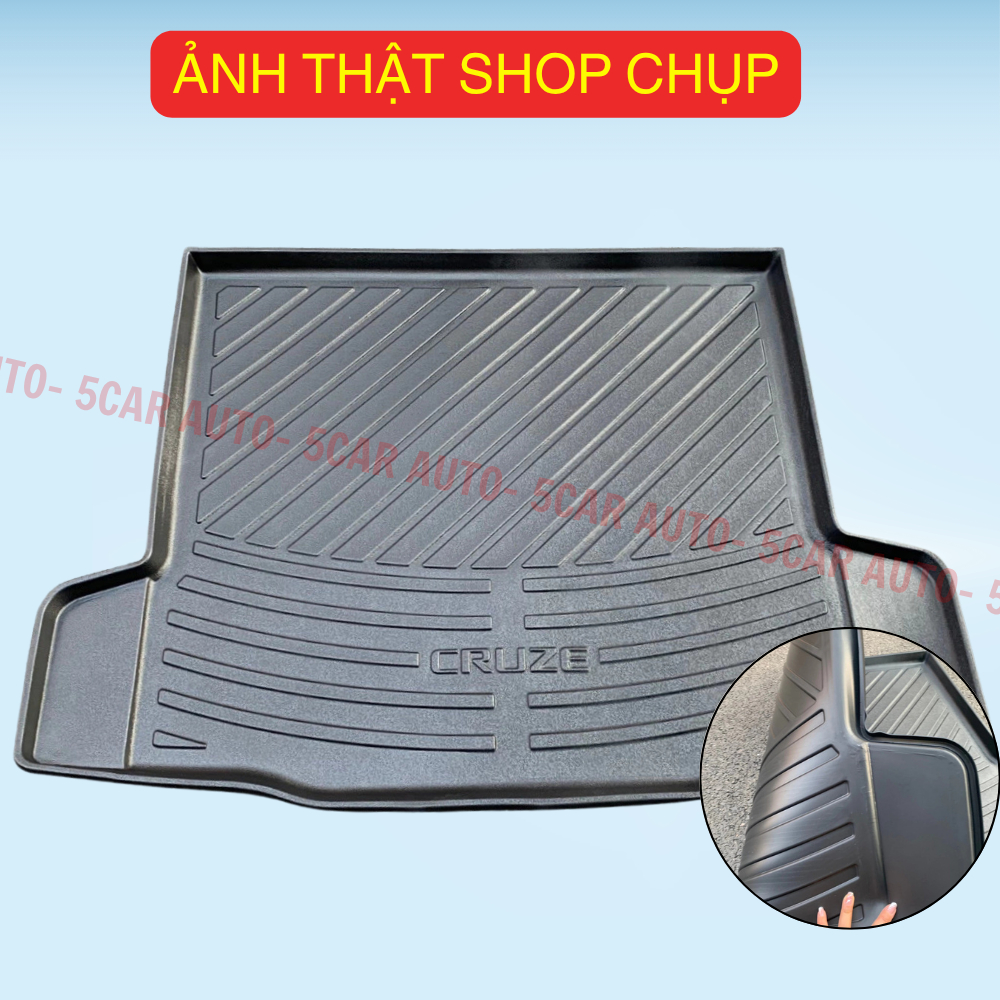 LÓT CỐP xe Chevrolet Cruze 2009 - NAY Nhựa dẻo siêu đẹp, siêu bền, chống thấm nước, không mùi, vừa khít xe