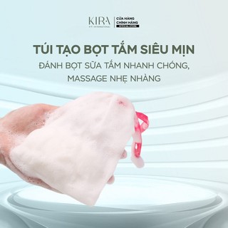 Túi tạo bọt tắm siêu mịn – Đánh bọt sữa tắm nhanh chóng, massage nhẹ nhàng, làm sạch toàn thân hiệu quả