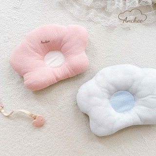 Gối Muslin Hình Hoa Anchee - Gối Lõm Chống Méo Đầu Cho Trẻ Sơ Sinh, Cotton 100%, Êm Ái Thoáng Khí