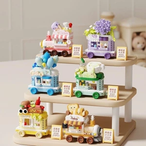 Bộ LEGO Lắp Ráp Xe Bán Đồ Ăn Mini-K554-K559 Đồ Chơi Nhỏ Sáng Tạo,Mô Hình Trang Trí Để Bàn, Quà Tặng Ý Nghĩa.