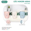 Cốc uống nước HOKORI 400ml Việt Nhật (MS:6362) màu sắc đẹp hình Cute có quai cầm Việt Nhật