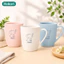 Cốc uống nước HOKORI 400ml Việt Nhật (MS:6362) màu sắc đẹp hình Cute có quai cầm Việt Nhật