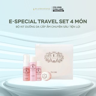 Bộ kit dưỡng da cấp ẩm chuyên sâu tiện lợi E-Special Travel Set 4 món