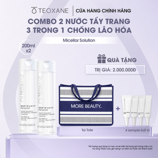 [Combo 2 chai 200ML] Nước tẩy trang chống lão hoá Teoxane RHA Micellar Solution
