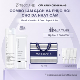 Combo Phục hồi và làm sạch cho da nhạy cảm Teoxane Deep Repair Balm + RHA Micellar Solution