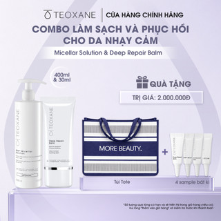 Combo Phục hồi và làm sạch cho da nhạy cảm Teoxane Deep Repair Balm + RHA Micellar Solution