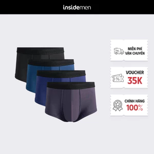 Quần Lót Nam Trunk cạp dệt Cotton thấm hút, thoáng khí tốt Insidemen IBX126