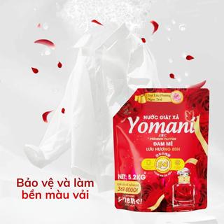 [10KG4 2 TÚI Nước Giặt YOMANI Hương Nước Hoa, Lưu Hương 80H, Giặt Sạch Sâu, Tiết Kiệm, An Toàn