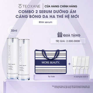 Combo 2 Tinh chất dưỡng ẩm và căng bóng da Teoxane RHA Serum 30ML