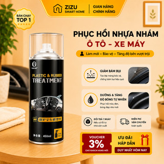 Dung Dịch Phục Hồi Nhựa Nhám Ô Tô Xe Máy, Vệ Sinh Nội Thất, Dưỡng & Đánh Bóng Nhựa Đen Bị Bạc Màu