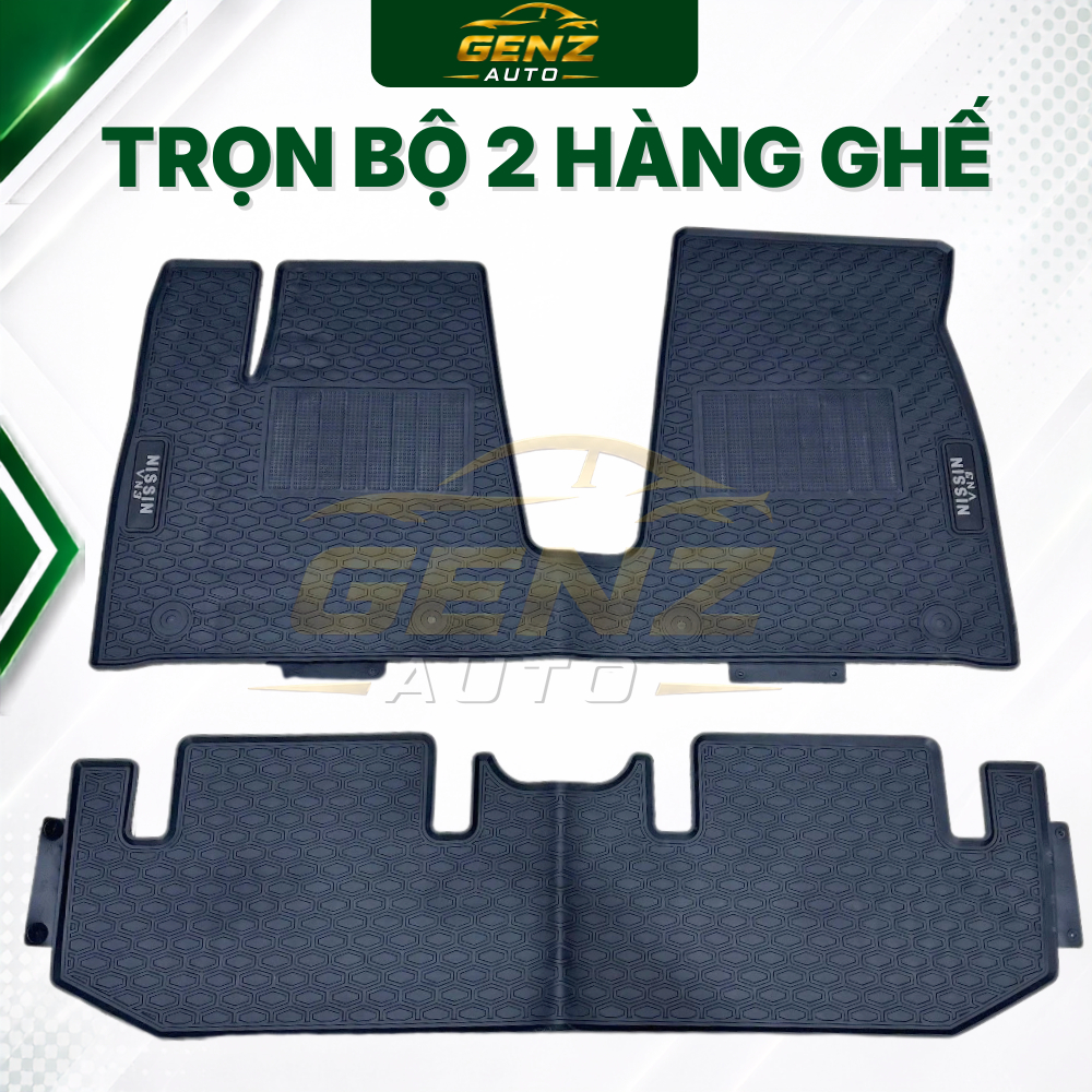 Thảm lót sàn VF3 - Vinfast VF3 Cao su đúc không mùi, Chuẩn khít form xe, Chống trượt - Mẫu NISSIN