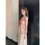 Áo Hai Dây Hoa Nhí Phối Ren Cổ V Tim Dây Rút Ngực Dáng Babydoll - Áo Camisole Nữ Ngọt Ngào Phong Cách Vintage Hàn Quốc
