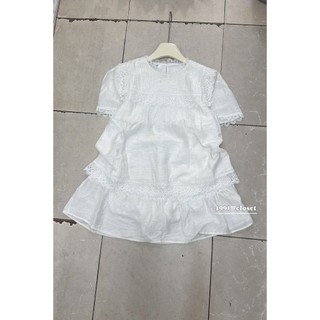 PHẠM THÙY SHOP: SET BỘ ÁO BABY DOLL MIX CHÂN VÁY CHẤT THÔ HÀN KÈM ẢNH THẬT