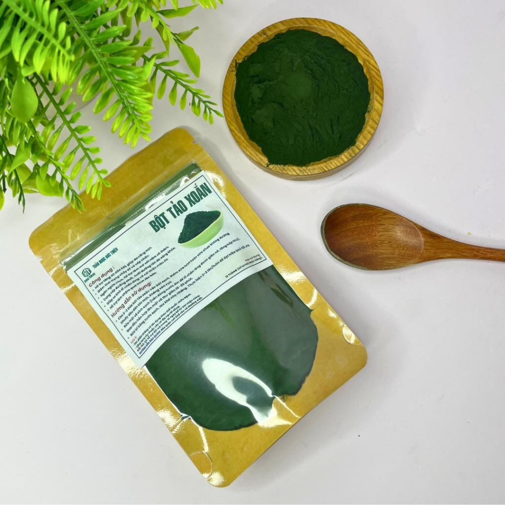 Mặt Nạ Bột Tảo Xoắn - Bột Tảo Xoắn Nhật Nguyên Chất Làm Đẹp Da, Chuyên Spa Đắp Mặt, Giữ Ẩm Làn Da