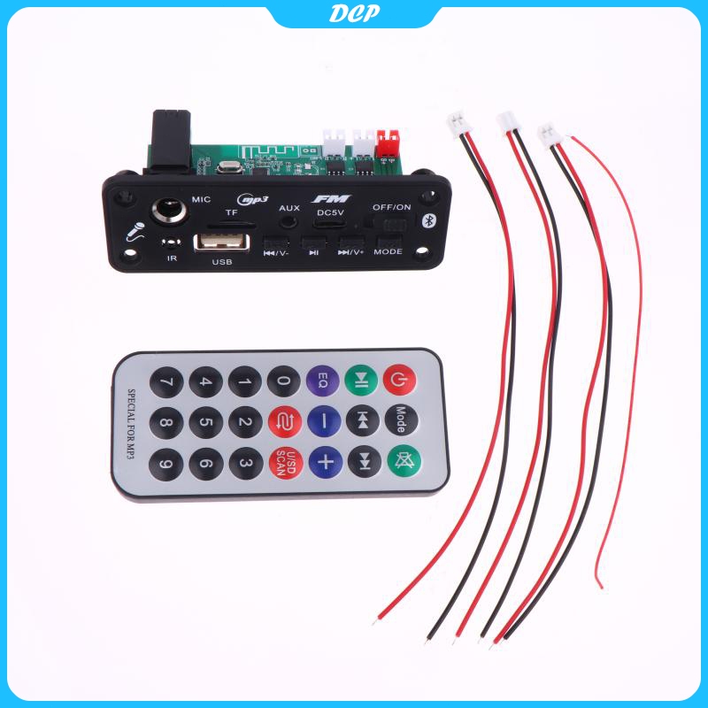 [DCP] 2*3W/5W Bluetooth MP3 Bảng Giải Mã, máy nghe nhạc tự làm với FM radio & USB [VN]