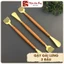 Con lăn cầm tay bằng gỗ cao cấp massage cơ thể thư giãn và phục hồi cơ