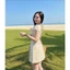SET ÁO CỔ V ĐÍNH NƠ PHỐI CHÂN VÁY HOA NHÍ, SET ĐỒ NỮ TIỂU THƯ DU LỊCH MÙA HẸ | MEOINDAHOUSE