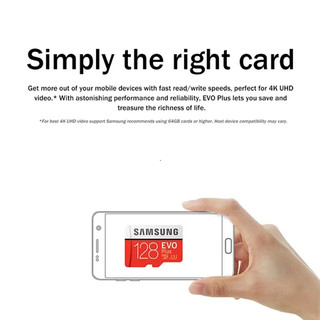 Thẻ nhớ Samsung EVO Plus Class10  1TB 512GB 256GB 128GB TF cho máy ảnh máy tính bảng điện thoại