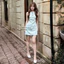 MIU.STUDIO • ”Cora dress” Váy nữ sát nách cổ tròn đính nơ ngực cao cấp, Đầm nữ thiết kế dáng chữ A tôn dáng tiểu thư