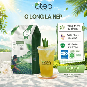 Ô long lá nếp otea 500g/100g, trà ô long hướng lá nếp việt, thanh mát tự nhiên dùng pha chế
