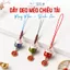 Dây Đeo Mèo Chiêu Tài, Mèo Maneki Neko, Chất Liệu Gốm Sứ, Treo Điện Thoại, Móc Khóa
