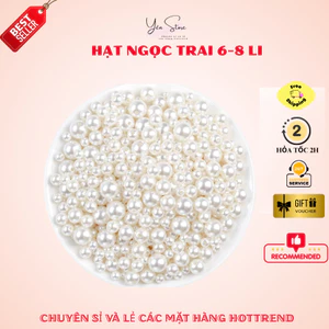 Hạt Ngọc Trai Nhân Tạo Trang Trí Hoa Cưới, Hoa Kẽm Nhung, Handmade DIY, Phụ Kiện Thủ Công -YÊN STORE