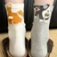 Tất Vớ Nam Nữ Họa Tiết Mèo Yêu Độc Đáo Cotton Thoáng Khí MUN STORE TBME14
