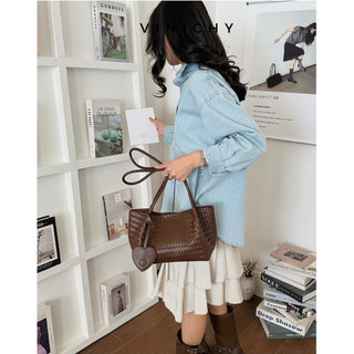 (Deal mở bán tặng quà QU3) Túi xách nữ đeo vai VINICHY, tote dung tích lớn size 30cm HA909