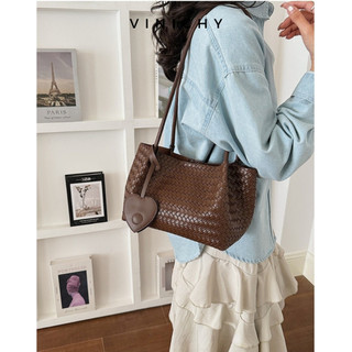 (Deal mở bán tặng quà QU3) Túi xách nữ đeo vai VINICHY, tote dung tích lớn size 30cm HA909