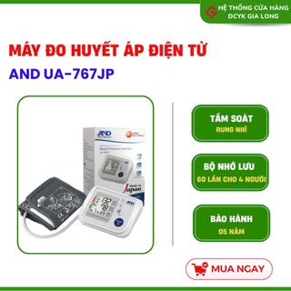Máy Đo Huyết Áp Cao Cấp AND UA-767JP Nhật Bản - Đột Phá Công Nghệ Cảnh Báo Đột Quỵ AFIB