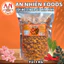 Túi 1 Kg- Tóp mỡ liền da sốt mắm hành [Có hồ sơ công bố- hóa đơn VAT]