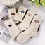 Tất Vớ Nữ Cao Cổ Họa Tiết Cảm Xúc Dễ Thương Cotton Thoáng Khí MUN STORE TEMO165