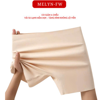 Quần đùi mặc váy cạp cao, quần mặc trong váy chất su mềm mịn thoáng mát, quần lót bảo hộ MELYN-FW free size 50-70kg