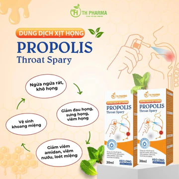 Xịt họng keo ong Propolis -giảm ho,đau rát họng,viêm họng (30ml)
