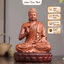 Tượng Phật Thích Ca Thủ Ấn Gỗ Hương Nguyên Khối Cao 20/30cm - Decor Phật Giáo, Thờ Cúng Phong Thủy Cao Cấp