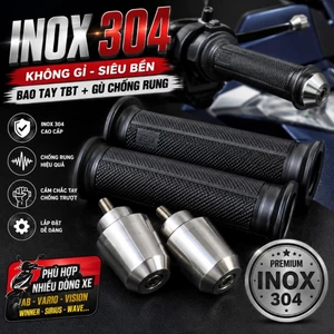 Gù Tạ 380gr CNC Inox 304 | Chống Rung Tay Lái Cực Tốt | Gắn AirBlade Vario Winner X Exciter Sirius
